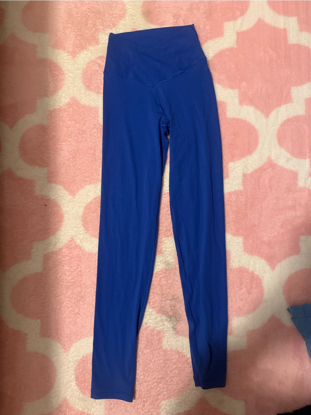 Aerie Blue High-Rise crossover Leggings